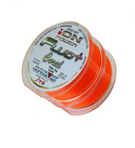 Hilo Awa Shima Fluo + Coral 2*300mt 0.33mm