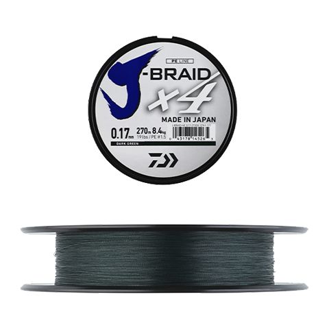 Hilo Trenzado Daiwa J X4 0.33mm 450m