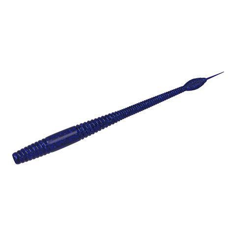 Motion Worm AGR Baits Junebug Blue Flake
