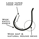 Anzuelos Gamakatsu 318 Wacky nº1/0