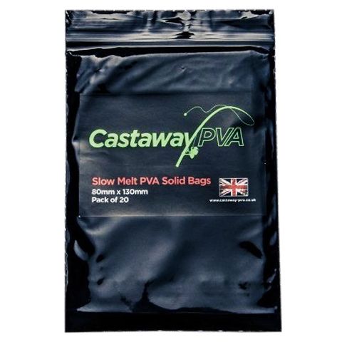 Bolsa PVA Castaway 60*105mm Slow Melt Solid 20Pcs