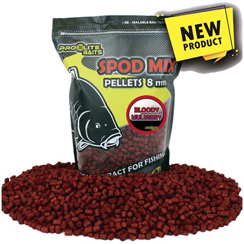 Pellets ProElite Bloody Mulberry Spod Mix 8mm 