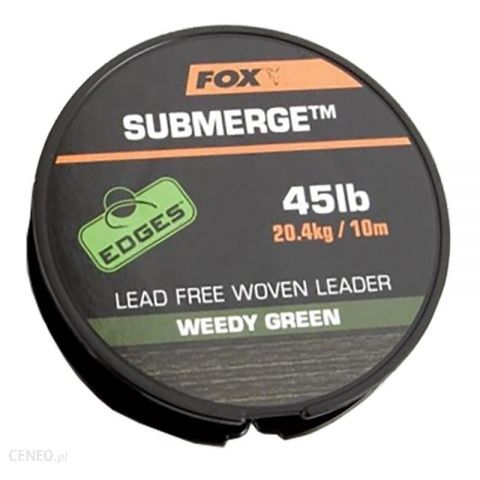 HIlo Fox Submerge Lead Free Leader Green 45lb 10m