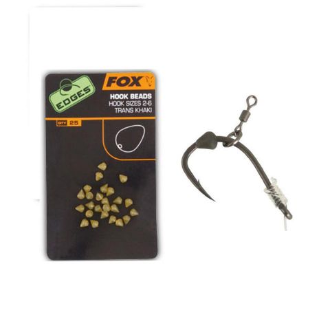 Perlas Fox de Caucho para Anzuelo nº7-10 *25