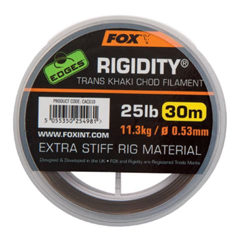 Hilo Fox Rigidity Khaki Chod Filament 25Lbs 30m