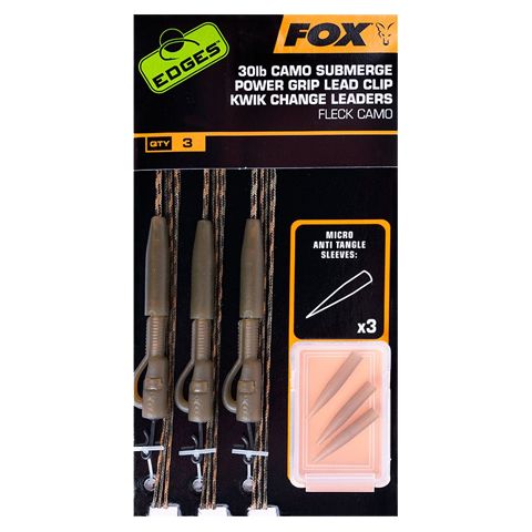 Montaje Fox Camo Submerge Power Grip Lead Clip    