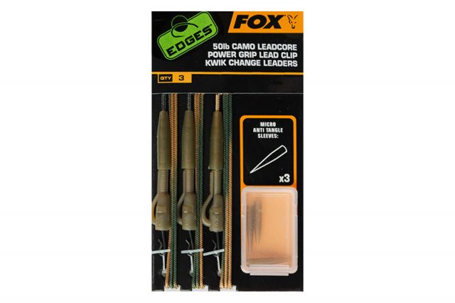 Montaje Fox Lead Clip Leaders 50Lbs