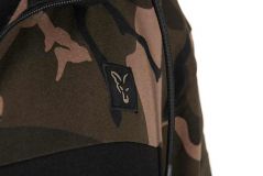Sudadera Fox LW Black/Camo Split Zip  Hoody Peq.