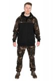 Sudadera Fox LW Black/Camo Split Zip  Hoody Larga