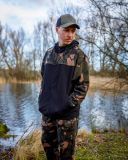 Sudadera Fox LW Black/Camo Split Zip  Hoody Larga