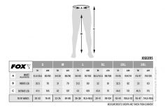 Pantalón Fox LW Black/Camo Combat XL