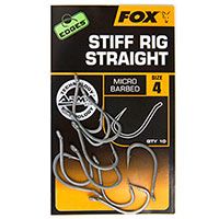 Anzuelos Fox Stiff Rig Staright nº4