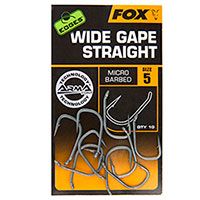 Anzuelos Fox Wide Gape Staright nº4