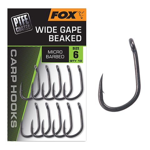 Anzuelos Fox Super Wide Gape Straight nº6