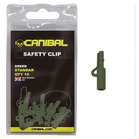 Safety Lead Clip Canibal Verde 10 Und