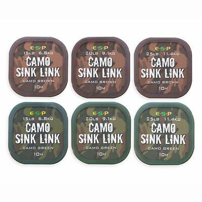 Hilo ESP Camo Sink Link Verde 25Lbs