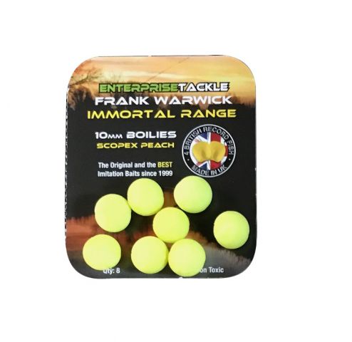 Boilies Enterprise Fluo Yellow Scopex 10mm