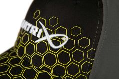 Gorra Matrix Hex Print Baseball Negra