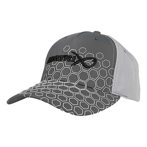 Gorra Matrix Hex Print Baseball Gris