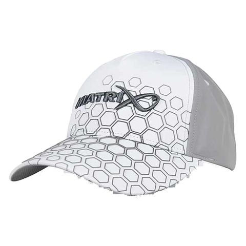 Gorra Matrix Hex Print Baseball Blanca