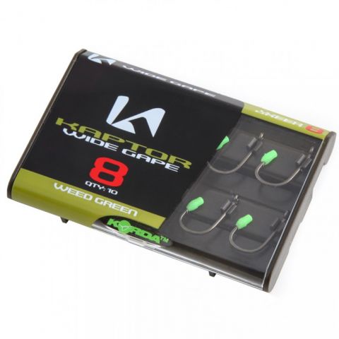 Anzuelos Korda Kaptor Wide Gape Weed nº12