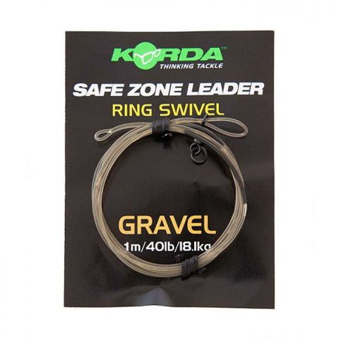 Kamo Korda Leader Size 8 Ring Swivel Clear  40lb