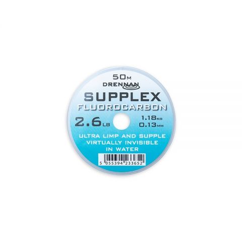 Hilo Drennan Supplex Fluorocarbono 50m 0.12mm