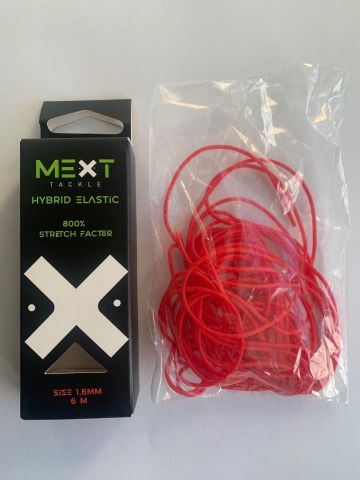Elastico Mext Hybrid 1.60mm Rojo 6m