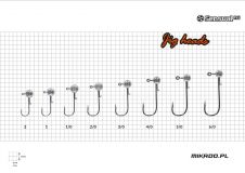 Cabezas Plomadas Mikado 8gr nº1 BN 3Pcs 