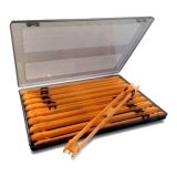 Plegadores Preston 26cm Naranjas en Caja