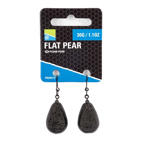 Plomos Preston Flat Pear 30gr