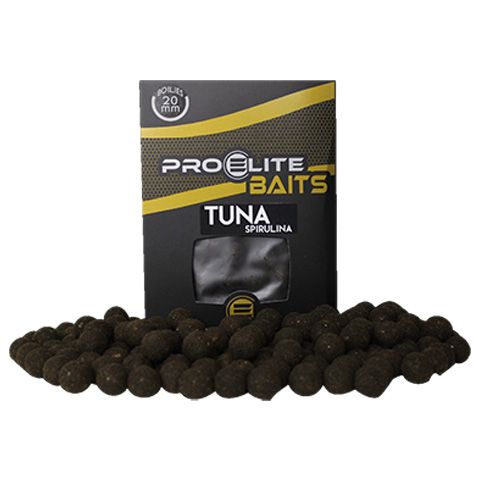 Boilies ProElite Tuna Spirulina Gold 20mm 1Kg