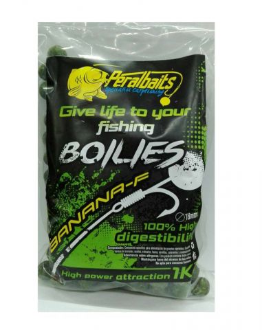 Boilies Peral Baits Banana-F 1Kg 20mm