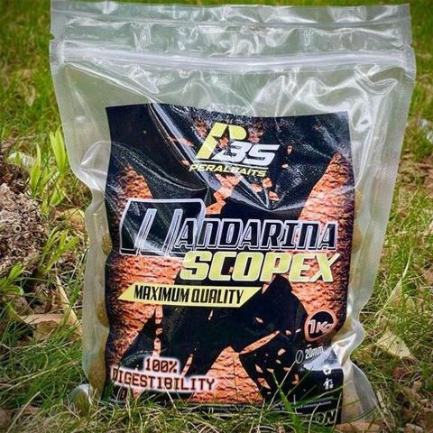 Boilies Peral Baits Mandarina Scopex 1Kg 20mm