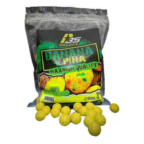 Boilies Peral Baits Banana Piña 20mm 1Kg