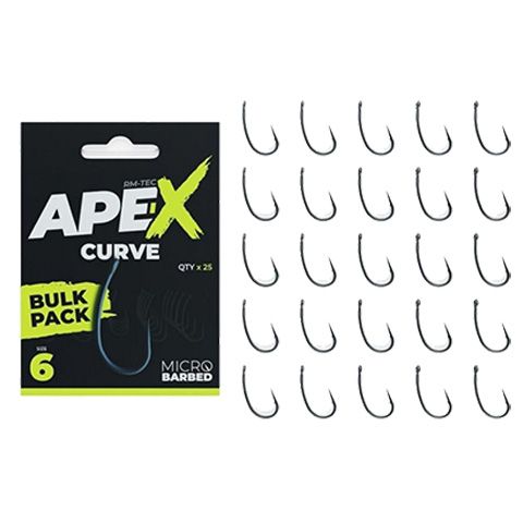 Anzuelos RidgeMonkey Ape-X Curve nº6 25Und