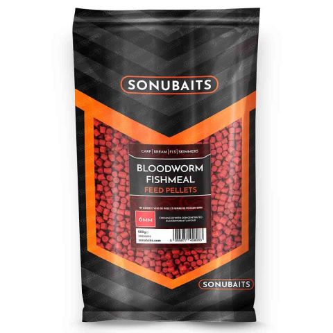 Pellets Sonu Baits Bloodworm Fishmeal Feed 4mm