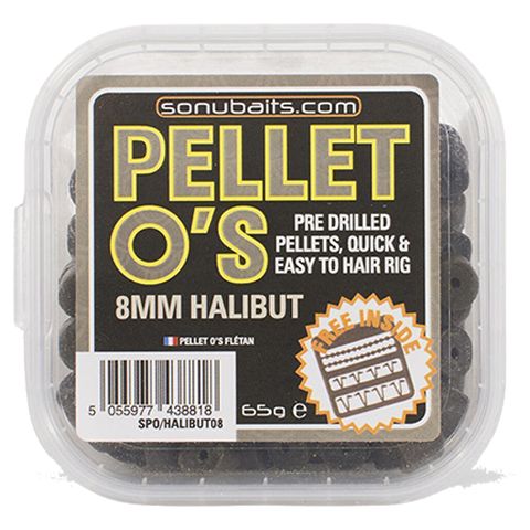 Pellets SonuBaits Halibut Taladrado 8mm