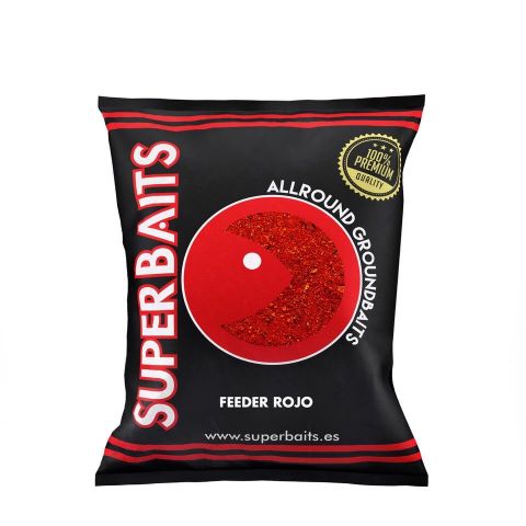 Engodo Super Baits Feeder Rojo 1Kg