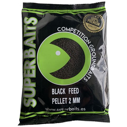 Pellets Super Baits Negros 2.00mm 800gr