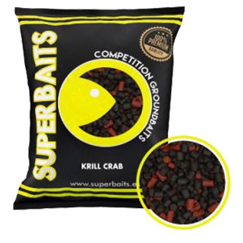 Pellets Super Baits Krill Crab 6mm 1Kg