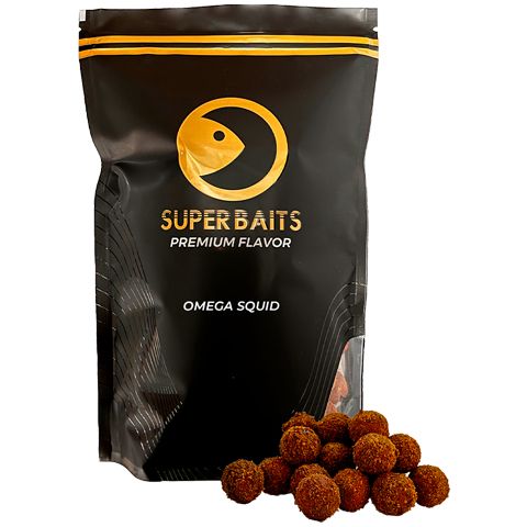 Boilies Super Baits Premium Flavor Omega Squid 20