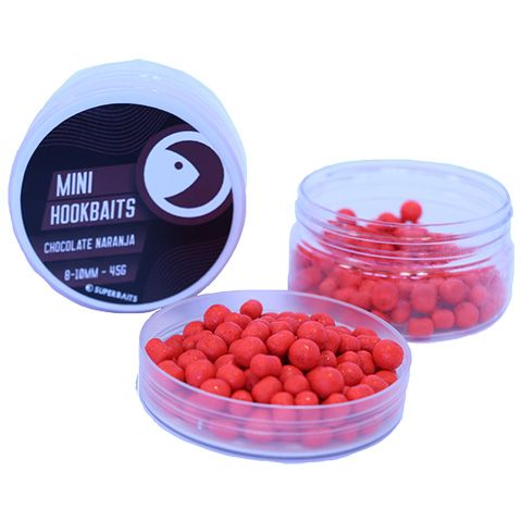 Mini Hookbaits Super Bait Chocolate Naranja 6-7mm