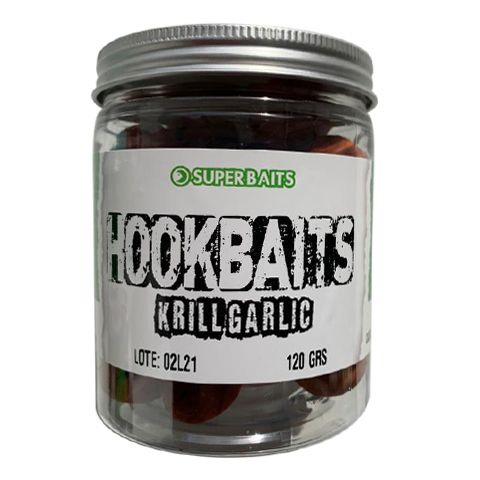 Hook Baits Super Baits Krill Garlic 20mm 100grs