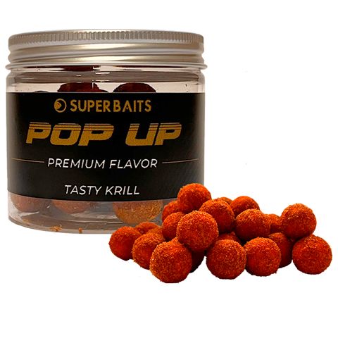 Pop Up Super Baits Premium Flavor Tasty Krill 15mm