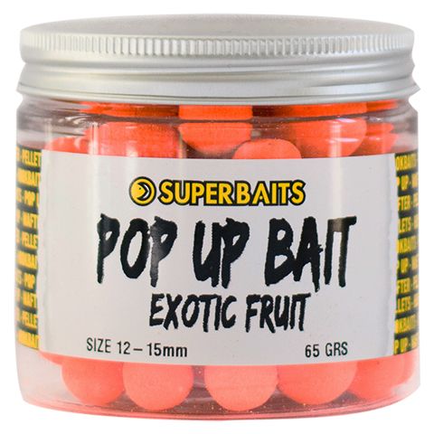 Boilies Super Baits Flotantes Exotic Fruit 12-15mm