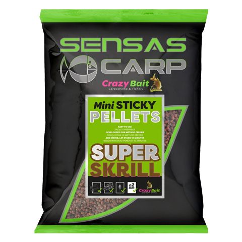 Pellets Sensas Carp Super Krill 700gr 2.00mm